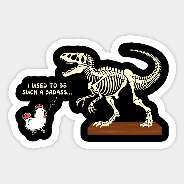 Funny Badass Sticker by The WYLD Tribe